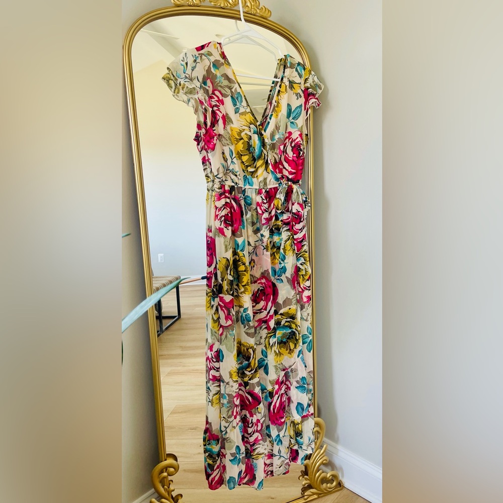 Band of Gypsies Floral Maxi Dress